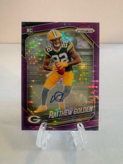 2025 Panini Prizm - Matthew Golden #326 Purple Pulsar Prizm Autographs (RC) (Z)