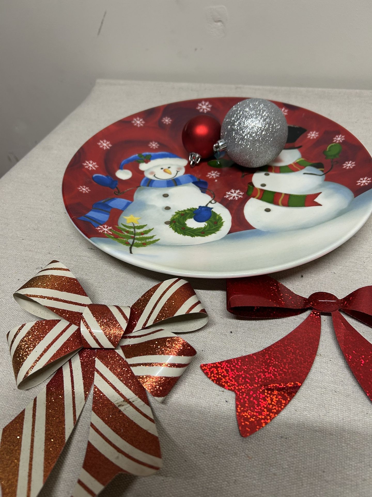 Christmas Ceramic Cookie Tray