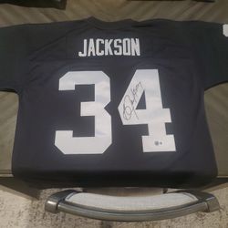 Bo Jackson Autographed Raides Jersey COA