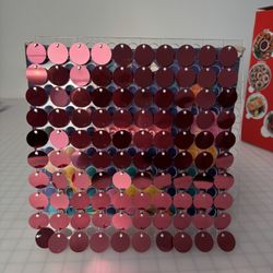 Pink Shimmer Wall Backdrop
