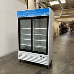 NSF 54” Refrigerator two sliding door Cooler G1.2YBM2F slide