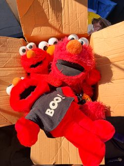 Elmo Plush Stuffed Toys Lot
