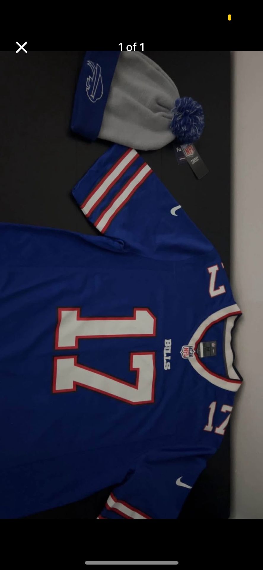 buffalo bills jersey and hat