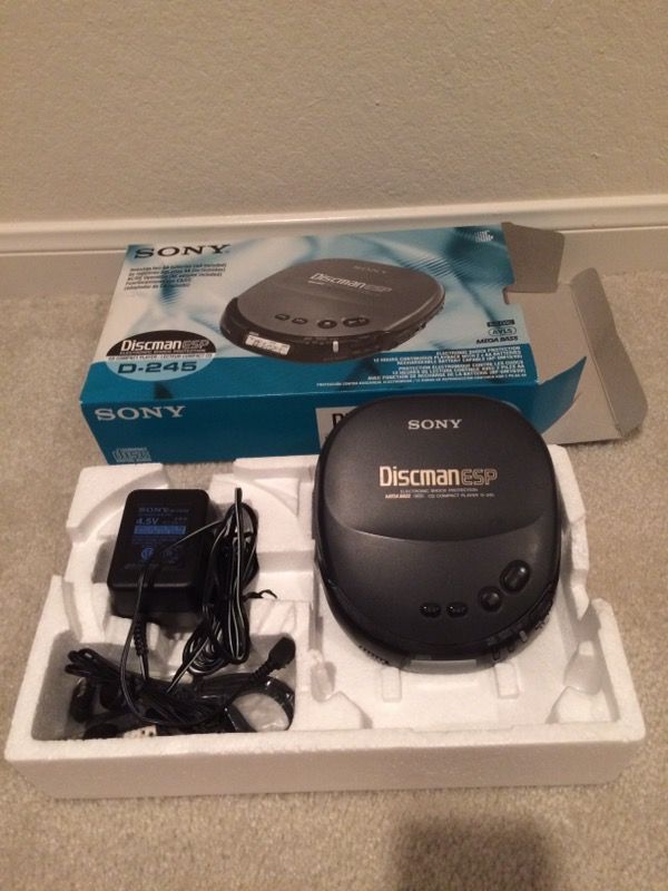 SONY ソニー ディスクマン Diskman ESP D-245 Sony Portable Cd Player D-245 Discman Walkman Esp | eBay