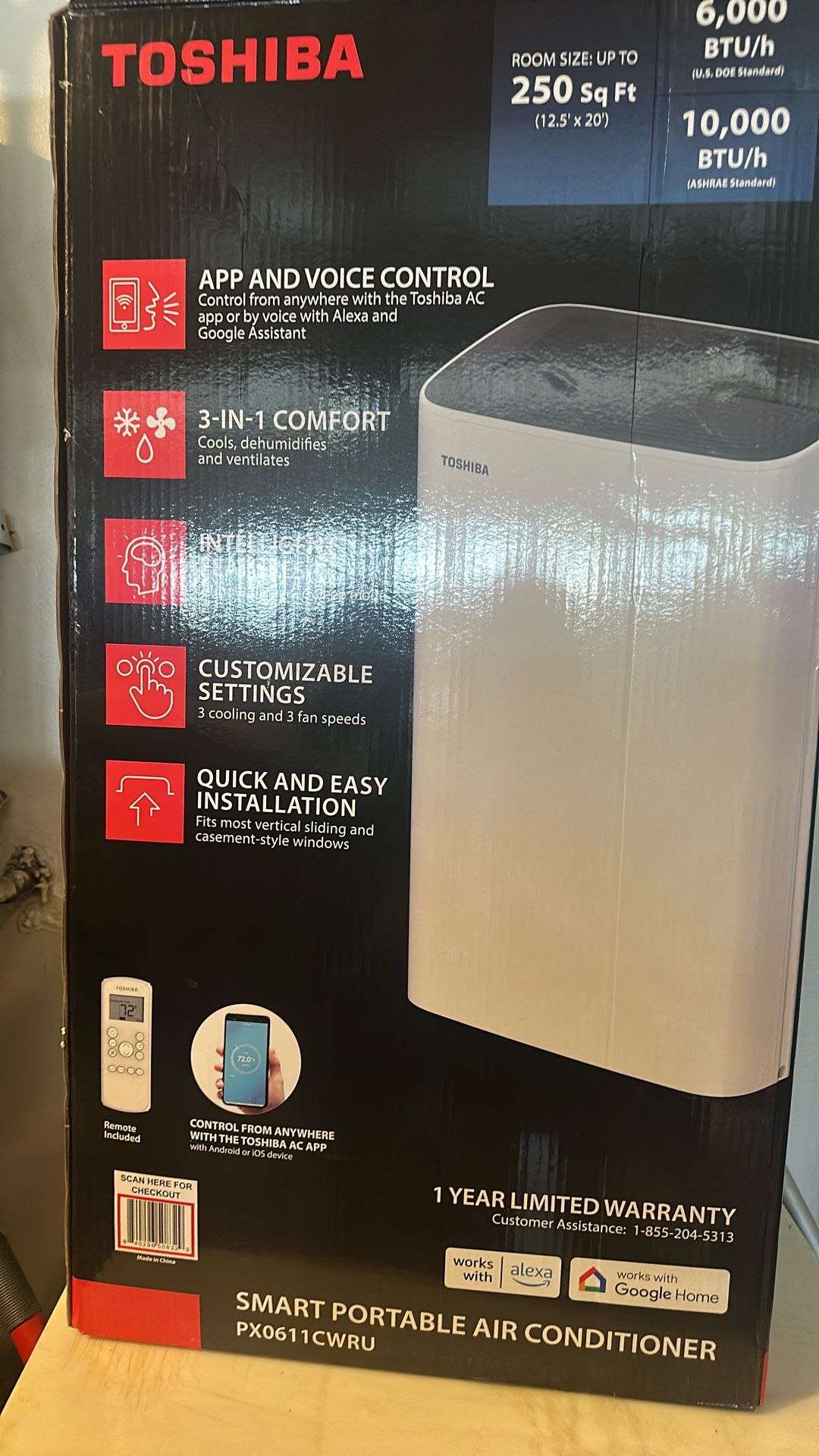 Toshiba Smart Portable Air Conditioner
