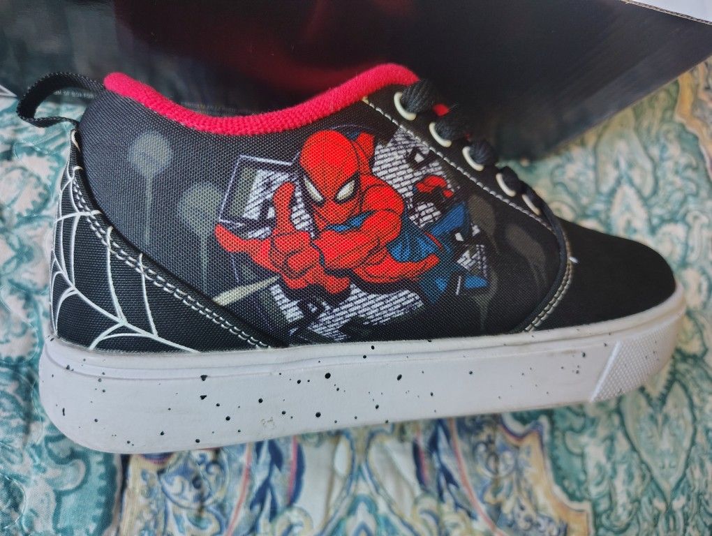 Spider Man Heelys Wheeled Shoes