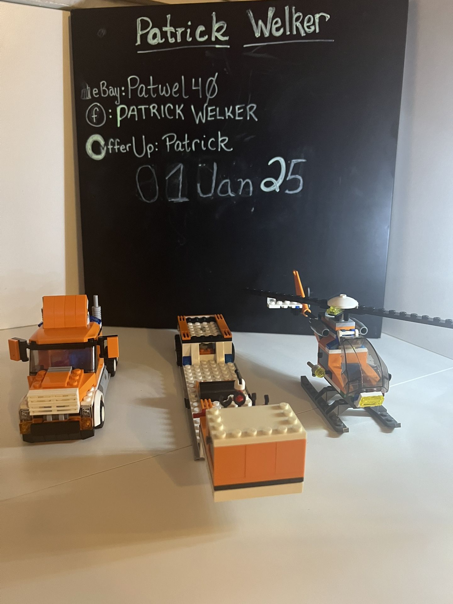 7686 LEGO City Helicopter Transporter