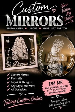 Custom Frosted Mirrors