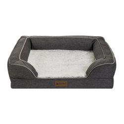 Member's Mark Sofa Pet Bed, 34.5" X 26.5" -Grey