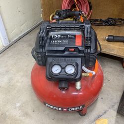 Red Porter Cable 150 PSI