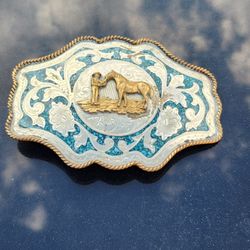 German Silver Belt Buckle 