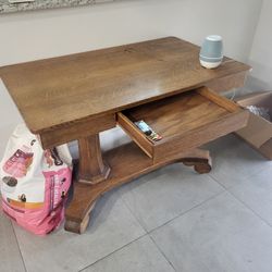Quarter Sawn Oak Table