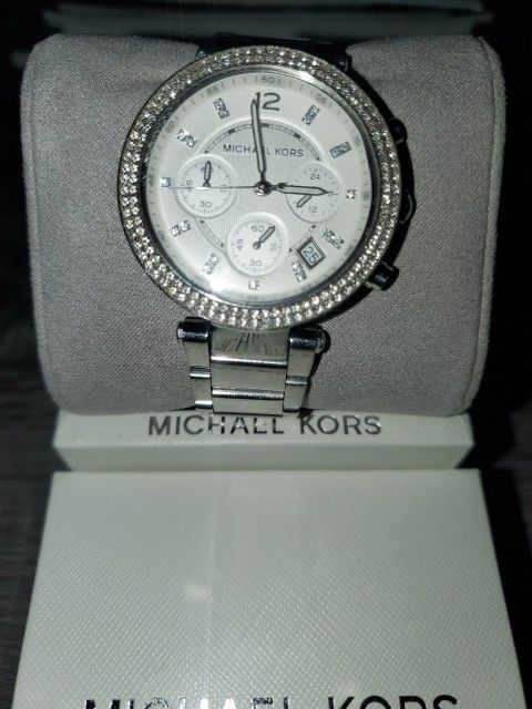 Michael Kors Silver-toned Glitz Watch - MK5353