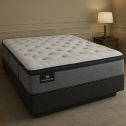 King Size Mattress Serta Perfect Sleeper 14” Inches Thick Pillow Top With Its Plastic Direct From Factory Same Day Delivery  