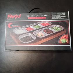 Parini Sauce Dispenser And Condiment Tray