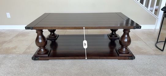 Heavy Duty Coffee Table on Wheels