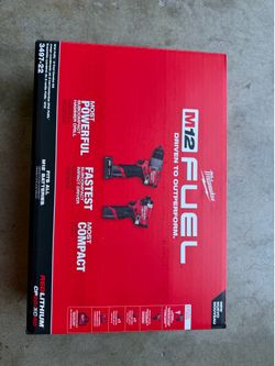 Milwaukee M12 Fuel Driver Combo Kit Brushless Hammer Drill