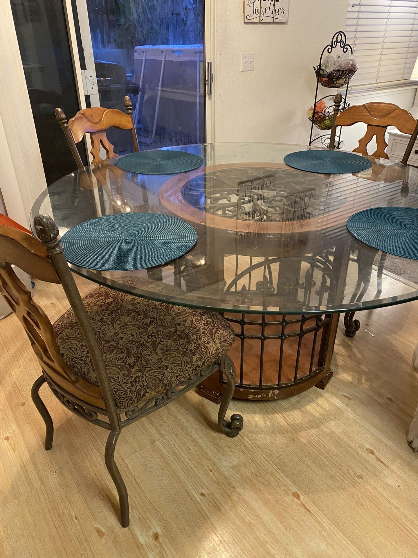 Glass Table With Chairs