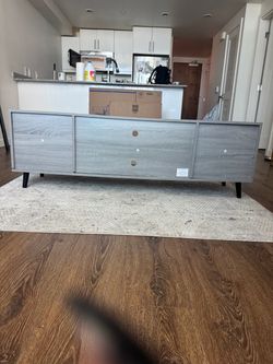 Grey TV Stand