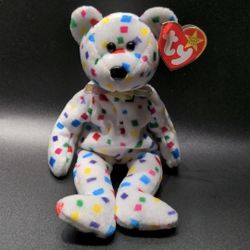 TY Beanie Baby TY2K Bear RARE with tag errors- Retired