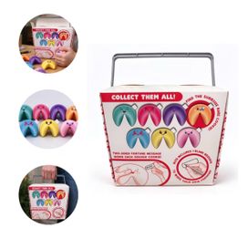 Fortune Cookie Squeeezy squishy Toy Collectible Set