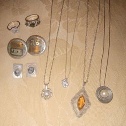 Sterling Silver Jewelry Lot 