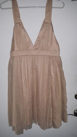Legend Gold Glitter Mini Party Dress