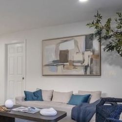 Large abstract modern painting