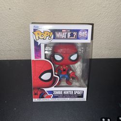 Funko Pop! Vinyl: Marvel - What If ? Spider Man Zombie Hunter Spidey #945 New In Box 