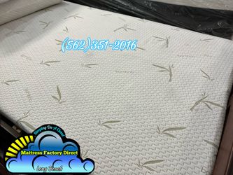 Full size memory foam mattress and Boxspring