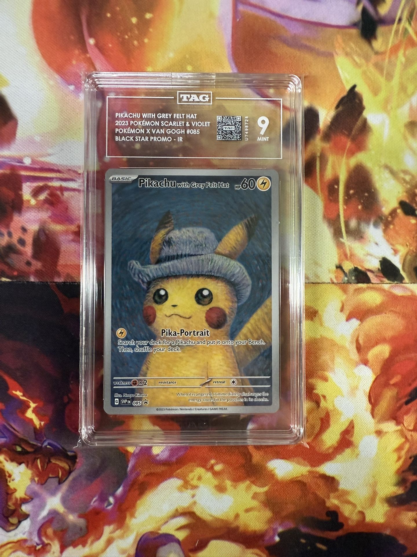 Pokemon Van Gogh Pikachu TAG 9