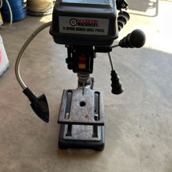 Central Machinery 5 Sp Bench Drill Press Like New 65 Dls