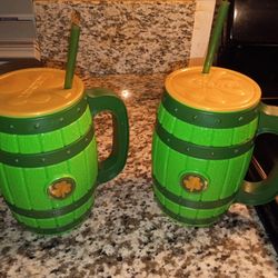 St Patrick Beer Mugs $10 each