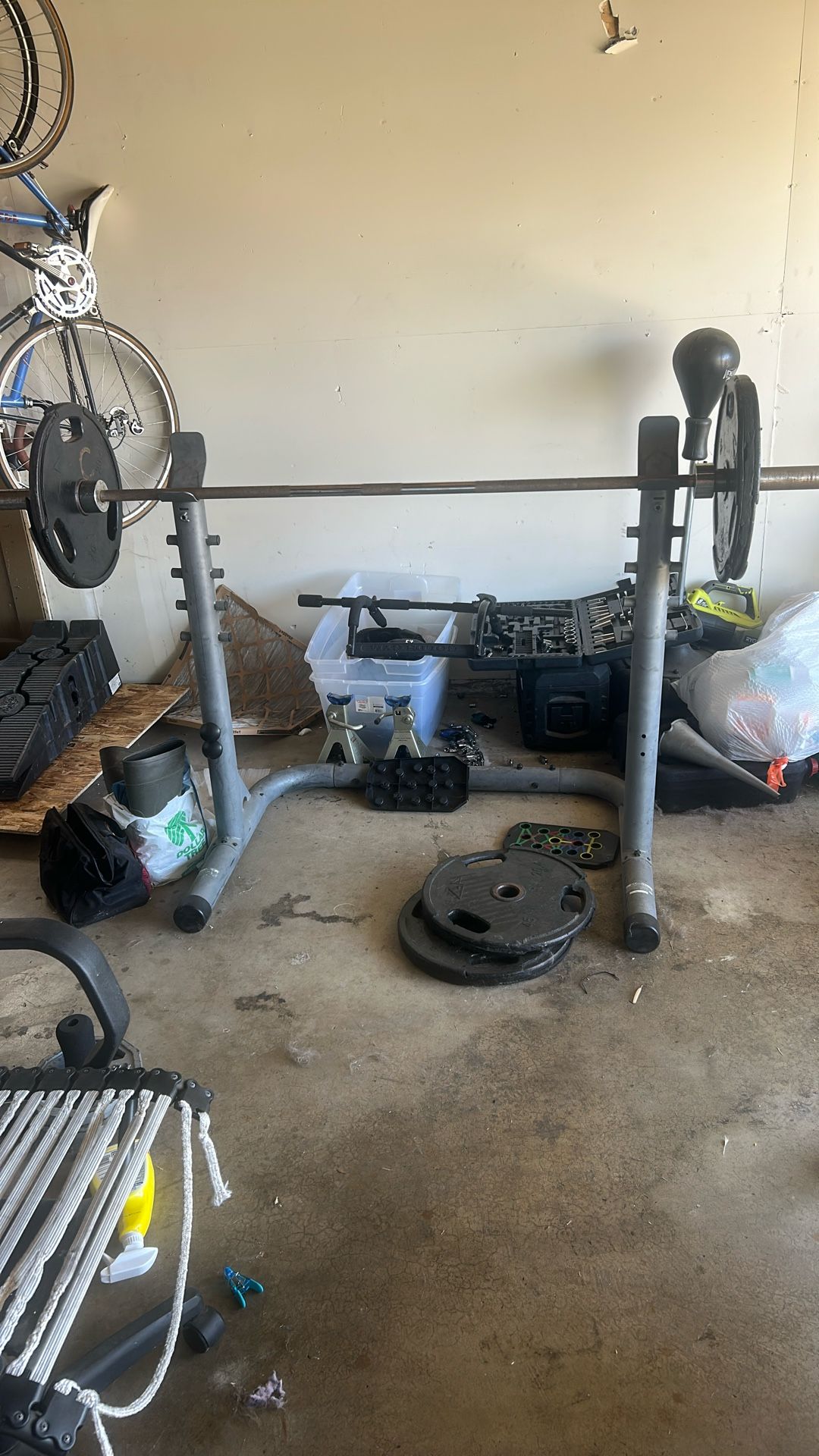 Squat Rack(only) Weights And Bar Separate!