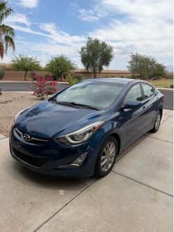 2014 Hyundai Elantra  Blue Sedan 4D