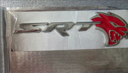 Dodge SRT Hellcat Emblem Badge Set