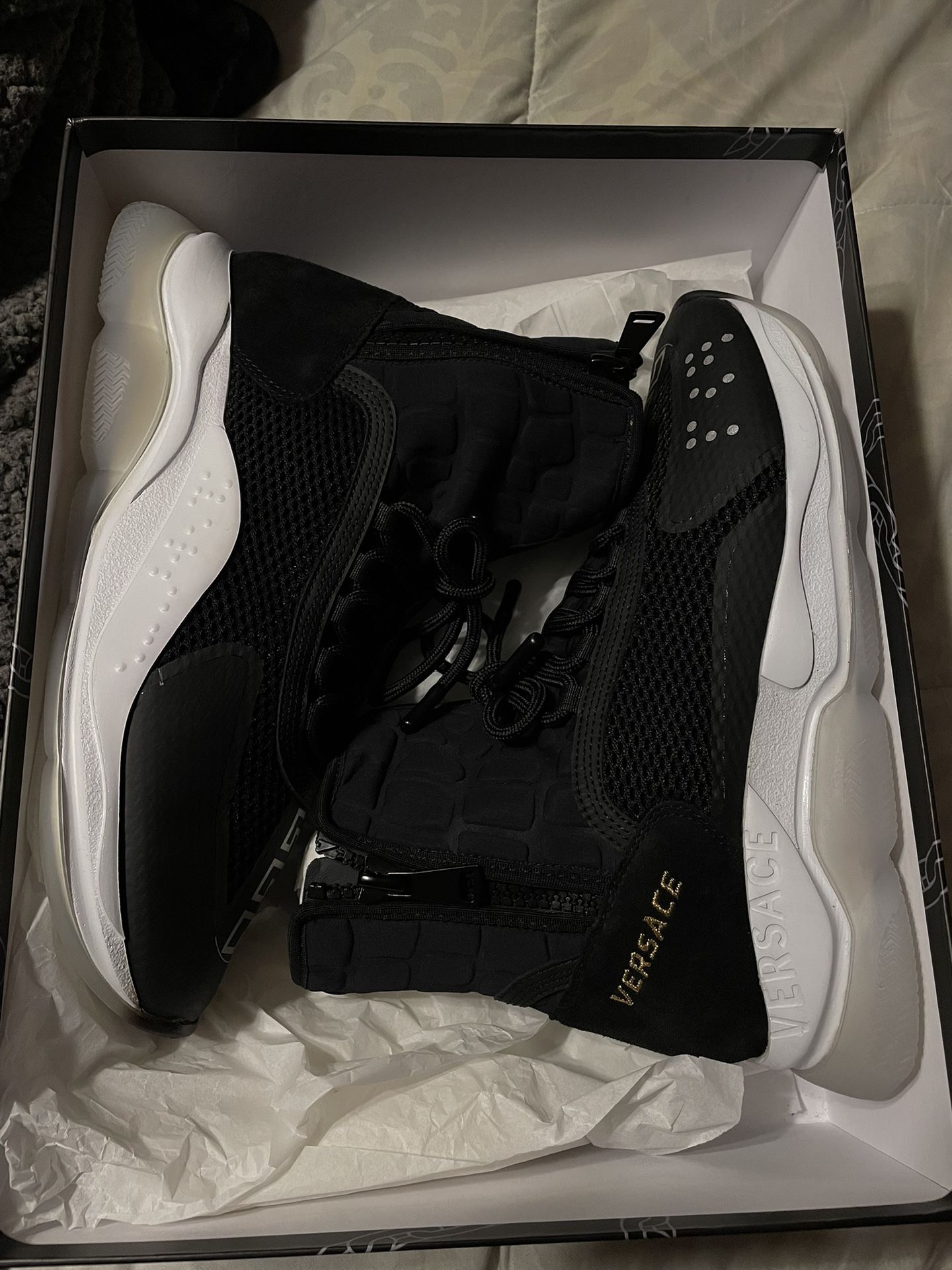 Versace Chain Reaction High Top Sneakers for Sale in Las Vegas, NV - OfferUp