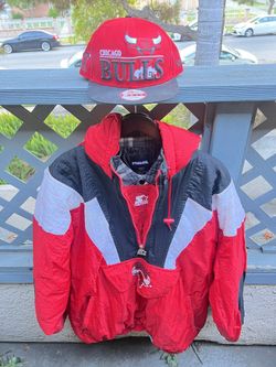 90s Chicago Bulls Starter Jacket XL