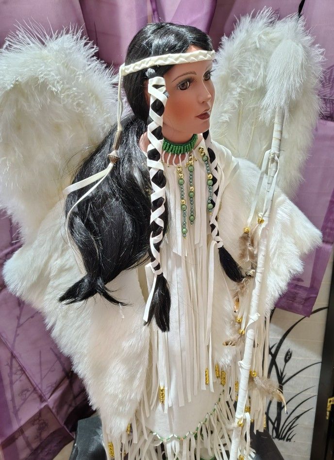 Lilly Angel Indian Porcelain Doll