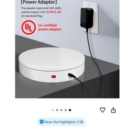 ***New In Box*** Electric Rotating Turntable - by ComXim