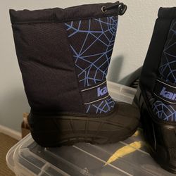 Snow Boots Size 3 Kids