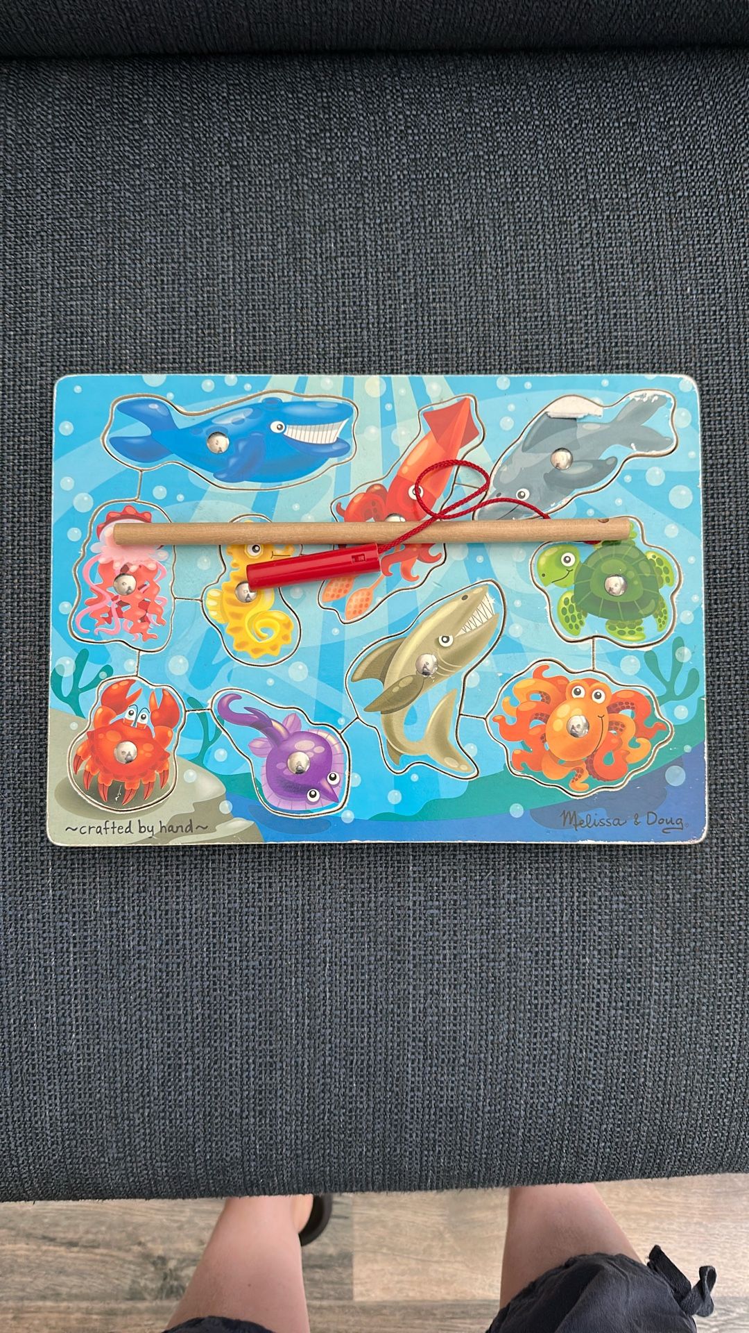 Melissa And Doug Magnetic Fishing Wooden Puzzle