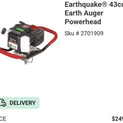Earthquake Auger Powerhead 