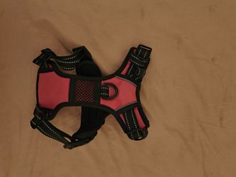 Pink Dog Harness with Reflective Straps