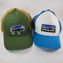 Two Patagonia Trucker Hats