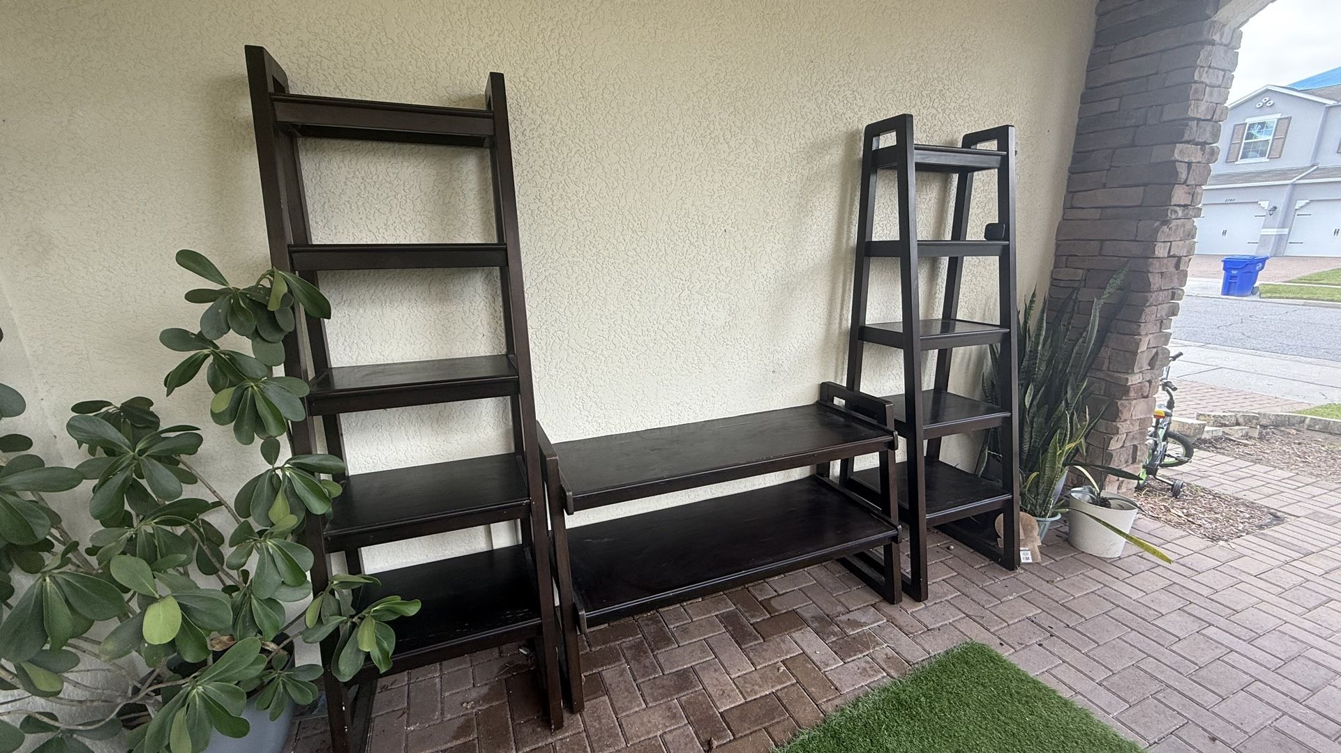 Solid Wood Shelf Set Of 3 