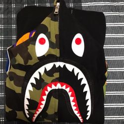 Bape hoodie size Large