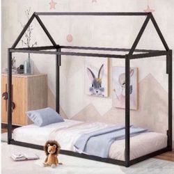 Children playhouse canopy floor bed!