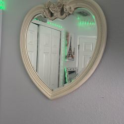 Disney Heart Shaped Princess Mirror 