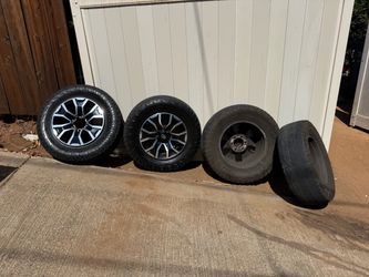 Used Tacoma tires and rim